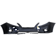 Front Primed Bumper Cover, For Models Without Premium Package, With Fog Light Holes, With Parking Aid Sensor Holes, CAPA CERTIFIED