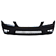 Front Primed Bumper Cover, Base Model, 6 Cyl., 3.0L Engine, Sedan, Without Headlamp Washer Holes, CAPA CERTIFIED
