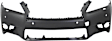 Front Primed Bumper Cover, Base Model, 6 Cyl., 3.5L Engine, For Models Without F Sport Package, With Parking Aid Sensor Holes and Headlight Washer Holes, CAPA Certified