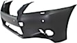 Front Primed Bumper Cover, Base Model, 6 Cyl., 3.5L Engine, For Models Without F Sport Package, With Parking Aid Sensor Holes and Headlight Washer Holes, CAPA Certified