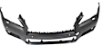 Front Primed Bumper Cover, Base Model, 6 Cyl., 3.5L Engine, For Models Without F Sport Package, With Parking Aid Sensor Holes and Headlight Washer Holes, CAPA Certified