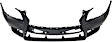Front Primed Bumper Cover, For Models With F Sport Package, With Headlight Washer Holes, Parking Aid Sensor Holes and Fog Light Holes, Without Crafted Line Edition, CAPA Certified