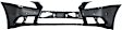 Front Primed Bumper Cover, For Models With F Sport Package, With Headlight Washer Holes, Parking Aid Sensor Holes and Fog Light Holes, Without Crafted Line Edition, CAPA Certified