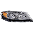 Passenger Side Halogen Headlight, With bulb(s), OE Replacement, Sedan