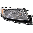 Passenger Side Halogen Headlight, With bulb(s), OE Replacement, Sedan