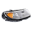 Passenger Side Halogen Headlight, With bulb(s), OE Replacement, Sedan