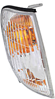Front, Passenger Side Turn Signal Light, Without bulb(s)