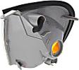 Front, Passenger Side Turn Signal Light, Without bulb(s)