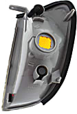Front, Passenger Side Turn Signal Light, Without bulb(s)
