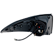Passenger Side, Outer Tail Light, without Bulb, Halogen, Clear and Red Lens, Japan Built Vehicle