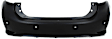 Rear Primed Bumper Cover, Base Model, 4 Cyl., 1.8L Engine, For Models With F Sport Package, With Parking Aid Sensor Holes