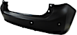 Rear Primed Bumper Cover, Base Model, 4 Cyl., 1.8L Engine, For Models With F Sport Package, With Parking Aid Sensor Holes