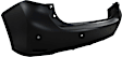 Rear Primed Bumper Cover, Base Model, 4 Cyl., 1.8L Engine, For Models With F Sport Package, With Parking Aid Sensor Holes
