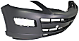 Front Primed Bumper Cover, With Fog Light Holes, Without Parking Aid Sensor Holes