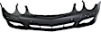 Front Primed Bumper Cover, With Parking Aid Sensor Holes, For Models Without Headlight Washer Holes, Sport and AMG Styling Package