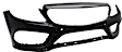 Front Primed Bumper Cover, Sedan, For Models With AMG Styling Package, With Parking Aid Sensor Holes, Except C63, CAPA Certified