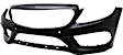 Front Primed Bumper Cover, Sedan, For Models With AMG Styling Package, With Parking Aid Sensor Holes, Except C63, CAPA Certified