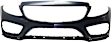 Front Primed Bumper Cover, Convertible/Coupe/Sedan, For Models With Sport Package, Without Parking Aid Sensor Holes and Surround View, Except C63 Model