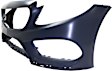 Front Primed Bumper Cover, Convertible/Coupe/Sedan, For Models With Sport Package, Without Parking Aid Sensor Holes and Surround View, Except C63 Model