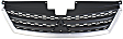 Upper Grille Assembly, Silver Black