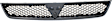 Upper Grille Assembly, Silver Shell with Black Insert