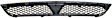 Upper Grille Assembly, Silver Shell with Black Insert
