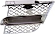 Passenger Side, Upper Grille Assembly, Chrome Shell and Insert, Grille