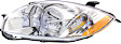 Driver Side Headlight, with Bulb, Halogen, Convertible 3.8L Engine From 1-07/Coupe/Hatchback 06-07 From 1-1-07, CAPA CERTIFIED