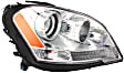 Passenger Side Headlight, with Bulb, Halogen, Models with (164) Chassis