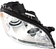 Passenger Side Headlight, with Bulb, Halogen, Models with (164) Chassis