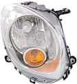 Passenger Side Halogen Headlight, With bulb(s), OE Replacement, CAPA Certified