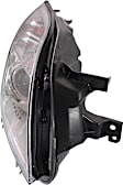 Passenger Side Headlight, with Bulb, Halogen, Clear Lens