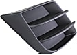 Front, Passenger Side Fog Light Cover, Textured Black, 2.0L Engine Model Without Foglamp
