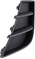 Front, Driver Side Fog Light Cover, Textured Black, 2.0L Engine Model Without Foglamp