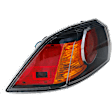 Driver Side, Outer Tail Light, with Bulb, Halogen, Clear Lens, CAPA CERTIFIED