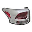 Driver Side Tail Light, with Bulb, Halogen, Clear Lens, Standard Type, CAPA CERTIFIED