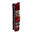Passenger Side Tail Light, with Bulb, Halogen, Clear and Red Lens, Base Model, CAPA CERTIFIED