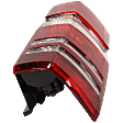 Passenger Side Tail Light, with Bulb, Halogen, Clear and Red Lens, Base Model, CAPA CERTIFIED