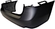 Rear Primed Bumper Cover, Without Rocker Molding Holes