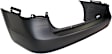 Rear Primed Bumper Cover, Without Rocker Molding Holes