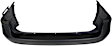 Rear Primed Bumper Cover, Without Rocker Molding Holes