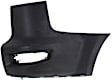 Rear, Passenger Side Bumper End, Primed Plastic