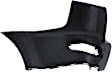 Rear, Passenger Side Bumper End, Primed Plastic