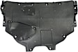 Rear Engine Splash Shield, Engine Under Cover, Injection Form