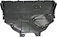 Rear Engine Splash Shield, Engine Under Cover, Injection Form