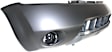 Front Primed Bumper Cover, With Molding Holes, CAPA CERTIFIED