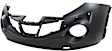 Front Primed Bumper Cover, With Tow Hook Holes, Without Tow Hook Cover, CAPA Certified
