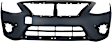 Front Primed Bumper Cover, Sedan, With Chrome Insert