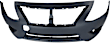 Front Primed Bumper Cover, Sedan, With Chrome Insert