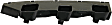 Front, Driver Side Bumper Bracket, Side Cover Bracket